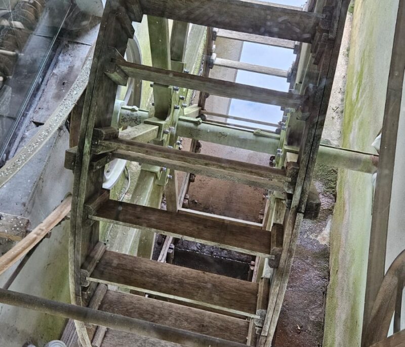 Moulin de Buding trape de débit de la roue